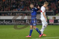 1. Bundesliga - Fußball - VfB Stuttgart - FC Ingolstadt 04 - Bedankt sich für die Flanke Mathew Leckie (7, FCI)