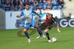 1. Bundesliga - Fußball - TSG 1899 Hoffenheim - FC Ingolstadt 04 - Kevin Volland (TSG 31) Moritz Hartmann (9, FCI)