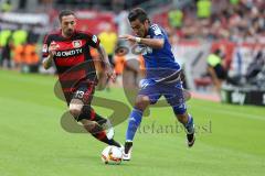 1. Bundesliga - Fußball - Bayer 04 Leverkusen - FC Ingolstadt 04 - Hilbert, Roberto (Leverkusen 13) Darío Lezcano (37, FCI)