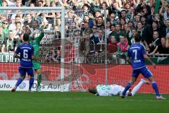 1. BL - Saison 2015/2016 - Werder Bremen -Alfredo Morales (#6 FC Ingolstadt 04) - Mathew Leckie (#7 FC Ingolstadt 04) - Markus Suttner (#29 FC Ingolstadt 04) - Theodor Gebre Selassie (Bremen) -  FC Ingolstadt 04 - Ramazan Özcan (#1 FC Ingolstadt 04) - Fot