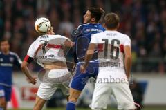1. Bundesliga - Fußball - VfB Stuttgart - FC Ingolstadt 04 - vfb7#Mathew Leckie (7, FCI) Florian Klein (16 Stuttgart)