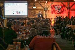 1. Bundesliga - Fußball - FC Ingolstadt 04 - großes Fantreffen in der Stiftlalm am Audi Sportpark - Fanvorstand Matthias Fischer