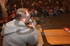 1. Bundesliga - Fußball - FC Ingolstadt 04 - großes Fantreffen in der Stiftlalm am Audi Sportpark - Fragenrunde mit Cheftrainer Ralph Hasenhüttl (FCI)