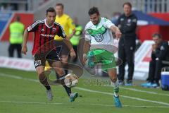 1. Bundesliga - Fußball - FC Ingolstadt 04 - VfL Wolfsburg -  Markus Suttner (29, FCI)  Daniel Caligiuri (Wolfsburg 7)