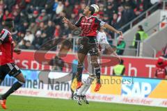 1. BL - Saison 2015/2016 - FC Ingolstadt 04 - Bayer 04 Leverkusen - Marvin Matip (#34 FC Ingolstadt 04) - Foto: Meyer Jürgen