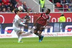 1. Bundesliga - Fußball - FC Ingolstadt 04 - Hannover 96 - Hiroshi Kiyotake (Hannover 10) Roger de Oliveira Bernardo (8, FCI)