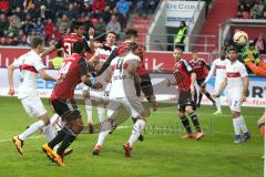 1. Bundesliga - Fußball - FC Ingolstadt 04 - VfB Stuttgart - Mathew Leckie (7, FCI) köpft zum 2:1 Tor Jubel