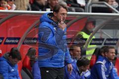 1. BL - Saison 2015/2016 - FC Ingolstadt 04 - Borussia Mönchengladbach - Ralph Hasenhüttl (Trainer FC Ingolstadt 04)  gibt Anweisungen - Foto: Meyer Jürgen