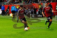 1. Bundesliga - Fußball - FC Ingolstadt 04 - SV Werder Bremen - Mathew Leckie (7, FCI) und Robert Bauer (23, FCI)  beim Angriff