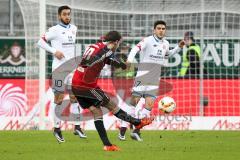 1. BL - Saison 2015/2016 - FC Ingolstadt 04 - 1. FSV Mainz 05 - Pascal Groß (#10 FC Ingolstadt 04) mit einem Schuss auf das Tor - Foto: Meyer Jürgen