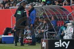 1. Bundesliga - Fußball - FC Ingolstadt 04 - Bayer 04 Leverkusen - Sportdirektor Thomas Linke (FCI)  diskutiert mit dem Schiedsrichter