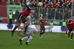 1. Bundesliga - Fußball - FC Ingolstadt 04 - FC Augsburg - links oben Max Christiansen (19, FCI)