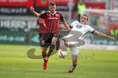 1. Bundesliga - Fußball - FC Ingolstadt 04 - Eintracht Frankfurt - links Pascal Groß (10, FCI)