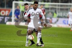 1. BL - Saison 2015/2016 - FC Ingolstadt 04 - Bayer 04 Leverkusen - Mathew Leckie (#7 FC Ingolstadt 04) - Tah Jonathan weiss Leverkusen - Foto: Meyer Jürgen