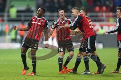 1. Bundesliga - Fußball - FC Ingolstadt 04 - TSG Hoffenheim - Freistoß Roger de Oliveira Bernardo (8, FCI) trifft zum 1:0 Jubel Tor