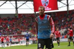 1. Bundesliga - Fußball - FC Ingolstadt 04 - Borussia Mönchengladbach - Moritz Hartmann (9, FCI) vor dem Spiel