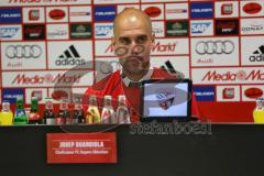 1. Bundesliga - Fußball - FC Ingolstadt 04 - FC Bayern München - Pressekonferenz, Cheftrainer Josep Pep Guardiola (Bayern)