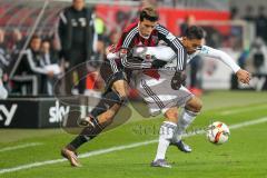 1. BL - Saison 2015/2016 - FC Ingolstadt 04 - Bayer 04 Leverkusen - Almog Cohen (#36 FC Ingolstadt 04) - Donati Giulio weiss #26 Leverkusen - Foto: Meyer Jürgen