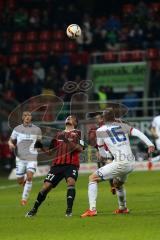 1. Bundesliga - Fußball - FC Ingolstadt 04 - 1. FSV Mainz 05 - Sturm nach vorne Darío Lezcano (37, FCI) rechts Bell, Stefan (Mainz 16)