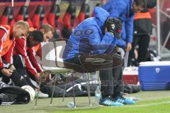 1. BL - Saison 2015/2016 - FC Ingolstadt 04 - Hertha BSC - Ralph Hasenhüttl (Trainer FC Ingolstadt 04) nicht zufrieden mit der Schiedsrichterleistung - Foto: Jürgen Meyer