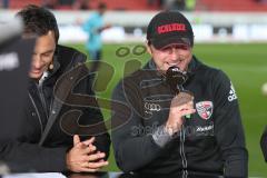 1. BL - Saison 2015/2016 - FC Ingolstadt 04 - Hertha BSC Ralph Hasenhüttl (Trainer FC Ingolstadt 04) im Interview mit Sky - Foto: Jürgen Meyer