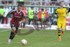 1. Bundesliga - Fußball - FC Ingolstadt 04 - Borussia Dortmund - links Mathew Leckie (7, FCI) rechts Marco Reus (BVB 11)