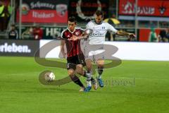 1. BL - Saison 2015/2016 - FC Ingolstadt 04 - Hamburger SV - Alfredo Morales (#6 FC Ingolstadt 04) - Diekmeier Denis (#2 Hamburger SV) - Foto: Jürgen Meyer