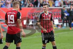 1. Bundesliga - Fußball - FC Ingolstadt 04 - Eintracht Frankfurt - Tor Jubel 1:0 durch Pascal Groß (10, FCI) links Max Christiansen (19, FCI)