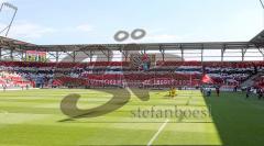 1. Bundesliga - Fußball - FC Ingolstadt 04 - Borussia Dortmund - Fans Spruchband Choreographie