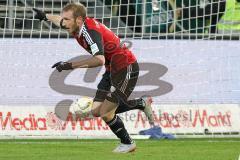 1. BL - Saison 2015/2016 - FC Ingolstadt 04 - Darmstadt 98 - Moritz Hartmann (#9 FC Ingolstadt 04) mit dem 3:1 Führungstreffer - Foto: Jürgen Meyer