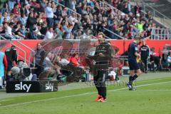 1. Bundesliga - Fußball - FC Ingolstadt 04 - Eintracht Frankfurt - Spiel ist aus, Sieg Jubel Cheftrainer Ralph Hasenhüttl (FCI)