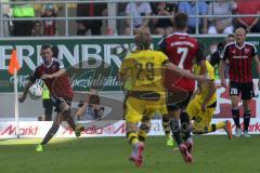 1. Bundesliga - Fußball - FC Ingolstadt 04 - Borussia Dortmund - links Pascal Groß (10, FCI) flankt
