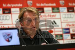 1. Bundesliga - Fußball - FC Ingolstadt 04 - Eintracht Frankfurt - Pressekonferenz nach dem Spiel Cheftrainer Ralph Hasenhüttl (FCI)