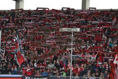 1. Bundesliga - Fußball - FC Ingolstadt 04 - FC Schalke 04 - Fans Fahnen Jubel Hasenhüttl