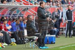 1. BL - Saison 2015/2016 - FC Ingolstadt 04 - Schalke 04 - Ralph Hasenhüttl (Trainer FC Ingolstadt 04) und Michael Henke (Co-Trainer FC Ingolstadt 04) - Foto: Meyer Jürgen