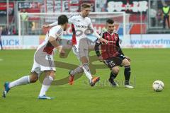 1. Bundesliga - Fußball - FC Ingolstadt 04 - Bayer 04 Leverkusen - rechts Danilo Soares Teodoro (15, FCI) und Donati, Giulio (Leverkusen 26)