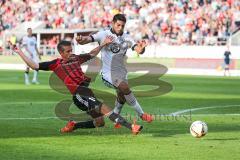 1. Bundesliga - Fußball - FC Ingolstadt 04 - Eintracht Frankfurt - Stefan Lex (14, FCI) rennt auf das Tor und erzielt das 2:0 Jubel