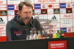 1. Bundesliga - Fußball - FC Ingolstadt 04 - VfB Stuttgart - Pressekonferenz Cheftrainer Ralph Hasenhüttl (FCI)