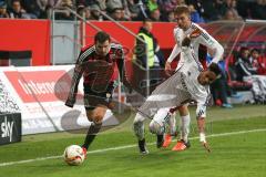 1. Bundesliga - Fußball - FC Ingolstadt 04 - Bayer 04 Leverkusen - Pascal Groß (10, FCI) und Wendell (Leverkusen 18)