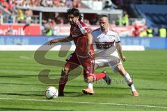 1. Bundesliga - Fußball - FC Ingolstadt 04 - FC Bayern München - Almog Cohen (36, FCI) Franck Ribery (7 Bayern)