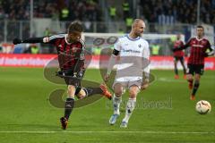 1. Bundesliga - Fußball - FC Ingolstadt 04 - SV Darmstadt 98 - Hakentrick links Stefan Lex (14, FCI)