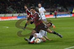 1. Bundesliga - Fußball - FC Ingolstadt 04 - SV Darmstadt 98 - Alfredo Morales (6, FCI) wird gefoult