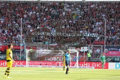 1. Bundesliga - Fußball - FC Ingolstadt 04 - Borussia Dortmund - Fans Spruchband Choreo