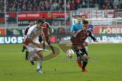 1. Bundesliga - Fußball - FC Ingolstadt 04 - Bayer 04 Leverkusen - Sturm nach vorne Stefan Lex (14, FCI) und links Stefan Lex (14, FCI)