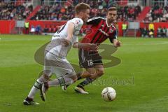 1. BL - Saison 2015/2016 - FC Ingolstadt 04 - Borussia Mönchengladbach - Lukas Hinterseer (#16 FC Ingolstadt 04) - Foto: Meyer Jürgen