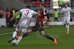 1. Bundesliga - Fußball - FC Ingolstadt 04 - FC Augsburg - Stafylidis, K. (FCA 3) Moritz Hartmann (9, FCI)