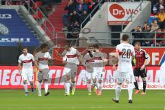 1. Bundesliga - Fußball - FC Ingolstadt 04 - VfB Stuttgart - 1:1 Ausgleich Stuttgart Jubel Tor Kevin Großkreutz (15 Stuttgart)