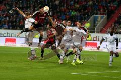 1. BL - Saison 2015/2016 - FC Ingolstadt 04 - Hamburger SV - Alfredo Morales (#6 FC Ingolstadt 04) - Mathew Leckie (#7 FC Ingolstadt 04) - Foto: Jürgen Meyer