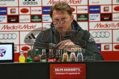 1. Bundesliga - Fußball - FC Ingolstadt 04 - FC Bayern München - Pressekonferenz, Cheftrainer Ralph Hasenhüttl (FCI)