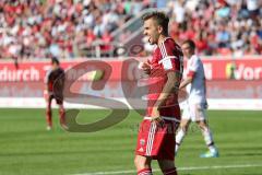 1. Bundesliga - Fußball - FC Ingolstadt 04 - FC Bayern München - verpaßte Chance Lukas Hinterseer (16, FCI)